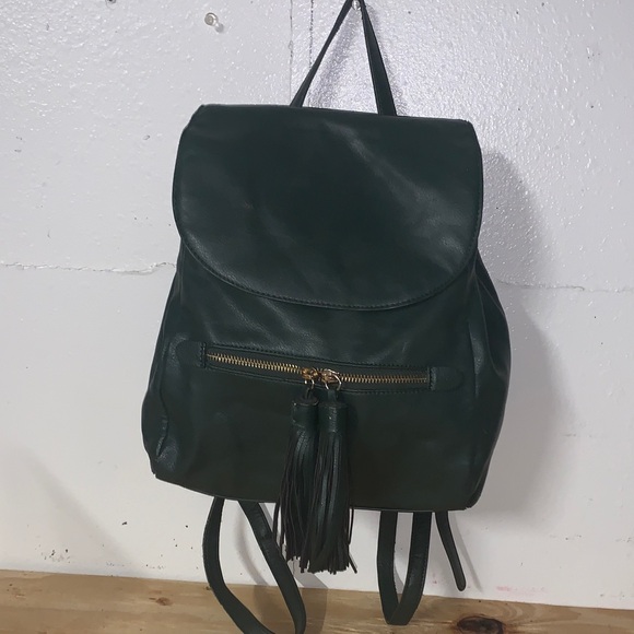 Forever 21 Dark Green Backpack - Picture 3 of 9